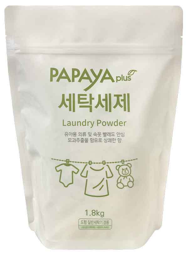 파파야플러스  분말세탁세제 1.8kg 