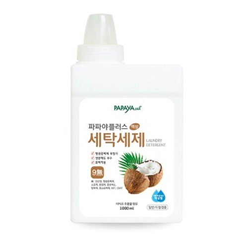 파파야플러스 친환경 액상세탁세제 1000ml