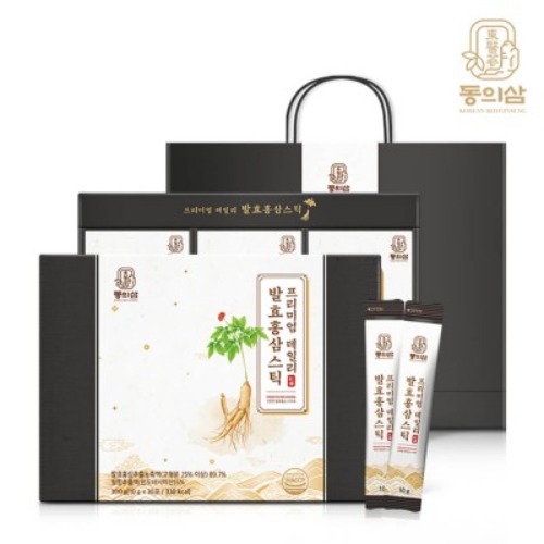 동의삼 프리미엄 데일리 발효홍삼스틱 (10g x 30포)
