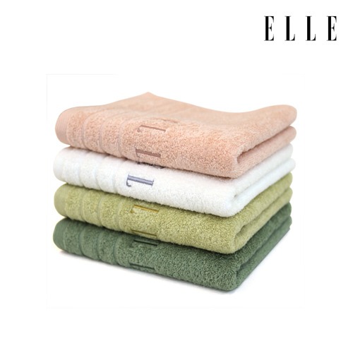 [엘르_ELLE] 베이직세면타올 4매(135g)