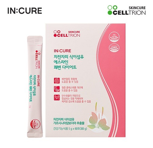 [셀트리온] 인큐어 차전자피 식이섬유 에스라인 쾌변 다이어트 60포