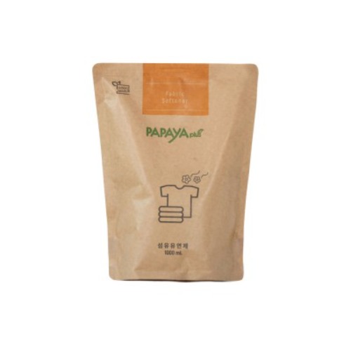 파파야플러스 저탄소 섬유유연제 리필 1000ml